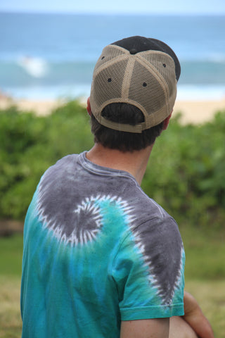 Custom Hand-Dyed Wave T-shirt