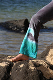 Custom Hand-Dyed Wave Yoga Pants