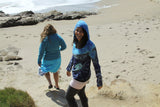 Custom Hand-Dyed Octopus Under the Sea Boatneck Hoodie